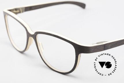 Rolf Spectacles Appia 06 Echte Holzbrille Holzfassung, jedes Holz-Modell ist individuell (dank der Maserung), Passend für Herren und Damen