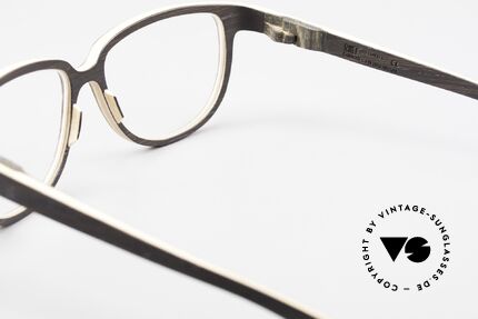 Rolf Spectacles Appia 06 Echte Holzbrille Holzfassung, ungetragenes Original mit passendem ROLF Holz-Etui, Passend für Herren und Damen