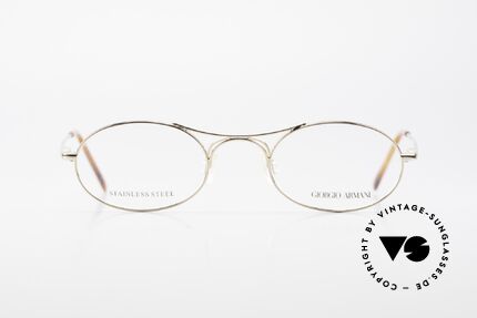 Giorgio Armani 634 Nachfolger Schubert Brille, 90er Nachfolgermodell der legendären Armani 229 Brille, Passend für Herren und Damen