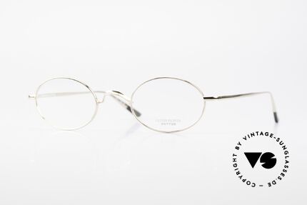 Oliver Peoples Gallagher Vintage Brille Oval Rund, vintage Oliver Peoples Brillenfassung der späten 90er, Passend für Herren und Damen