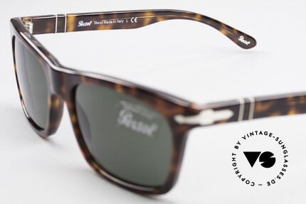 Persol 3062 Klassische Unisex Sonnenbrille, eine Neuauflage der alten Brillen von Persol Ratti, Passend für Herren und Damen