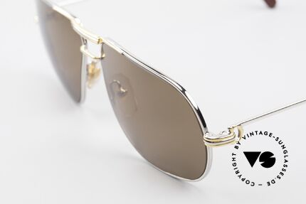 Cartier Tank - L Seltene Platin Sonnenbrille, seltene & entsprechend teure Platin-Edition; Luxus pur!, Passend für Herren