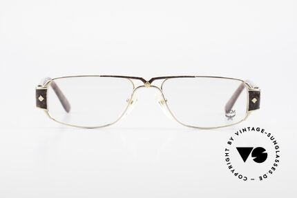 MCM München 7 Alte 80er Luxus Lesebrille, wuchtiges Design mit prunkvollen Applikationen, Passend für Herren und Damen