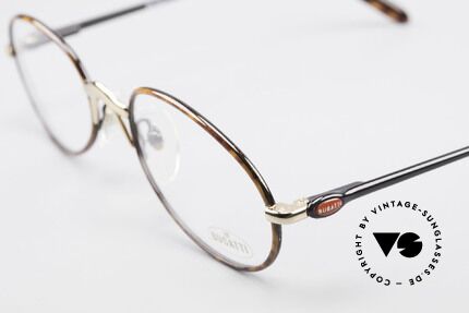 Bugatti 22157 Rare Ovale 90er Vintage Brille, hoher Komfort u. Passform durch Federgelenke, Passend für Herren und Damen
