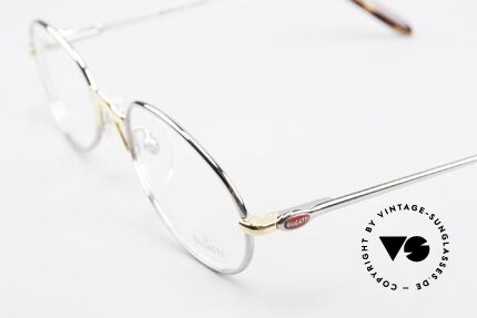 Bugatti 22126 True Vintage Brille 1995, hoher Komfort u. Passform durch Federgelenke, Passend für Herren und Damen