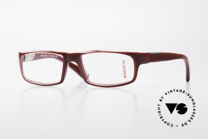 Bugatti 532 Markante Luxusbrille Herren, markante Kunststoff Brillenfassung von Bugatti, Passend für Herren
