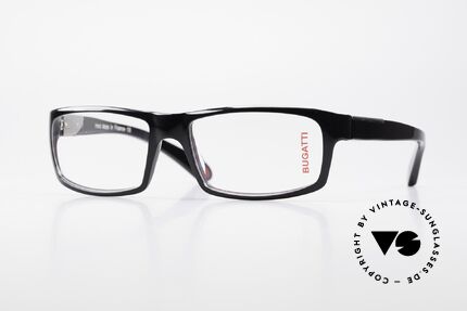 Bugatti 533 Designer Luxusbrille Herren, markante Kunststoff Brillenfassung von Bugatti, Passend für Herren