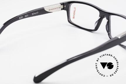 Bugatti 533 Designer Luxusbrille Herren, Modell ist als Brille oder Sonnenbrille verglasbar, Passend für Herren