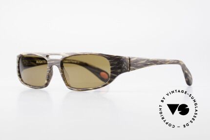 Bugatti 222 Luxus Designer Sonnenbrille, optimaler Tragekomfort dank Feder-Scharnieren, Passend für Herren