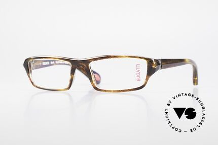 Bugatti 470 Seltene Herren Designerbrille, klassische high-tech Brillenfassung von Bugatti, Passend für Herren