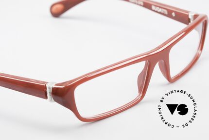Bugatti 470 Edle Designerbrille Dunkelrot, ungetragenes Exemplar inkl. original Verpackung, Passend für Herren