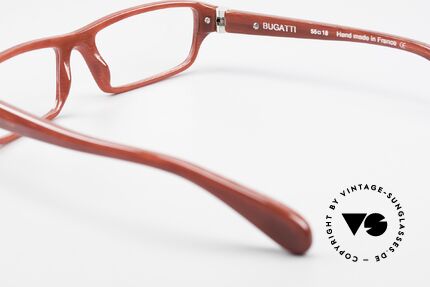 Bugatti 470 Edle Designerbrille Dunkelrot, Größe: medium, Passend für Herren