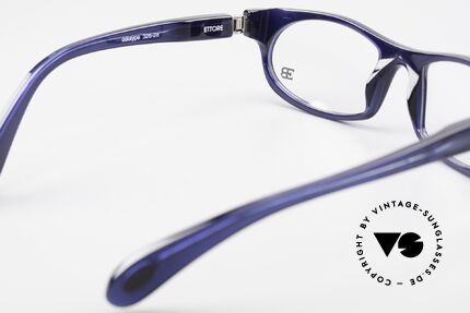 Bugatti 326 Odotype Echte Vintage Designer Brille, Rahmen in kräftigem Blau und mit orig. Etui, Passend für Herren