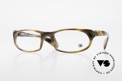 Bugatti 326 Odotype Original Vintage DesignerBrille, sportliche high-tech vintage BUGATTI Brille, Passend für Herren