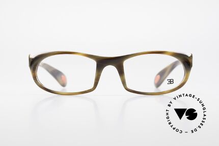 Bugatti 326 Odotype Original Vintage DesignerBrille, unverwechselbares Design der Odotype-Serie, Passend für Herren