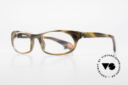 Bugatti 326 Odotype Original Vintage DesignerBrille, ergonomischer Rahmen mit 180°-Scharnieren, Passend für Herren