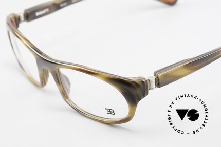 Bugatti 326 Odotype Original Vintage DesignerBrille, sehr spezielle Glaseinfassung & Top Komfort, Passend für Herren