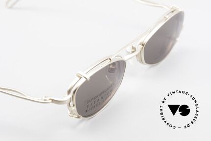 Yohji Yamamoto 52-9011 Clip On Titanium Brille GP, ungetragen (wie alle unsere vintage Qualitätsbrillen), Passend für Herren und Damen