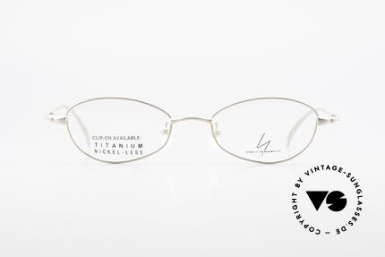 Yohji Yamamoto 52-9011 Clip On Titanium Brille GP, Größe: large, Passend für Herren und Damen