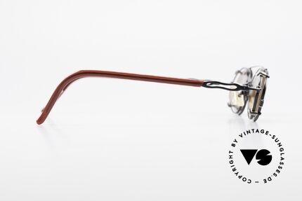 Yohji Yamamoto 51-8201 Ovale Vintage Brille Clip On, ein altes Yamamoto Original, KEINE neue Retromode!, Passend für Herren und Damen