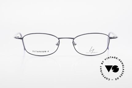 Yohji Yamamoto 51-0013 Clip On Titanium Brille Blau, Größe: large, Passend für Herren und Damen