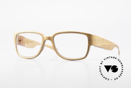 Rolf Spectacles Hornet 52 Brille Komplett aus Holz Large, Echte Holzbrille von Rolf Spectacles, DAS ORIGINAL!, Passend für Herren und Damen