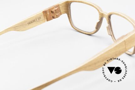 Rolf Spectacles Hornet 52 Brille Komplett aus Holz Large, Größe: large, Passend für Herren und Damen