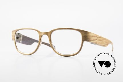 Rolf Spectacles Berlina 53 Reine Holzbrille Unisex Large, Echte Holzbrille von Rolf Spectacles, DAS ORIGINAL!, Passend für Herren und Damen