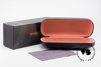 Bugatti 520 Ebenholz Edelholz Titanbrille, Größe: medium, Passend für Herren