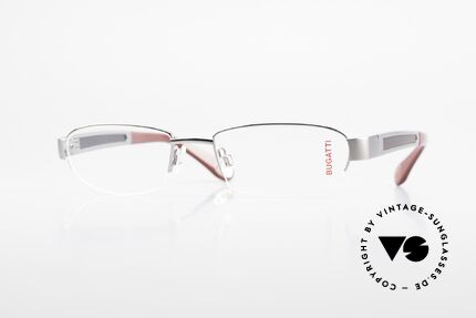 Bugatti 520 Ebenholz Brille Ruthenium, BUGATTI LUXUS-Brille 520 in unfassbarer Qualität, Passend für Herren