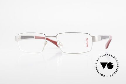 Bugatti 522 Palladium Ebenholz Titanbrille, BUGATTI LUXUS-Brille 522 in unfassbarer Qualität, Passend für Herren
