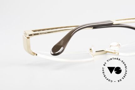 Bugatti 524 Carbon Titanium Gold Brille, Größe: large, Passend für Herren