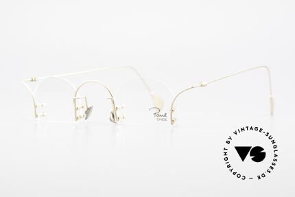 Paul Chiol 03 Randlose Vintage Kunstbrille, filigran ausgeklügelte Formen; schlichtweg mondän, Passend für Herren und Damen