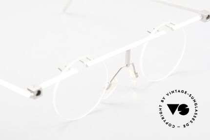 B. Angeletti Sammlerstück Bauhaus Brille Limited Edition, ungetragene 90er vintage Brille & KEINE RETROBRILLE, Passend für Herren und Damen