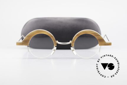 B. Angeletti Baal Redesign Echthorn Vintage Brille 1994, Größe: medium, Passend für Herren und Damen