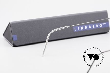 Lindberg Galar Air Titan Rim Ovale Titanium Brille Unisex, Größe: medium, Passend für Herren und Damen
