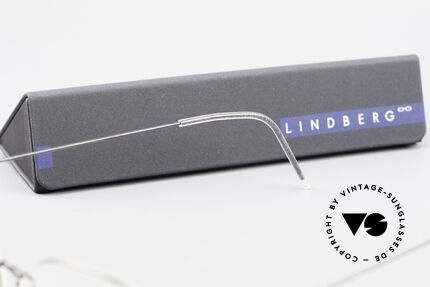 Lindberg Galar Air Titan Rim Ovale Titanium Brille Unisex, Größe: medium, Passend für Herren und Damen