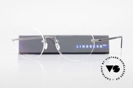 Lindberg 2333 Spirit Titan Runde Randlose Titanium Brille, so zeitlos, stilvoll und innovativ = Prädikat "VINTAGE", Passend für Herren und Damen