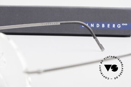 Lindberg 2333 Spirit Titan Runde Randlose Titanium Brille, Größe: medium, Passend für Herren und Damen