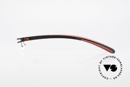Bugatti 464 Randlose Luxus Brille Carbon, herausragende Qualität mit Carbon-Komponenten, Passend für Herren