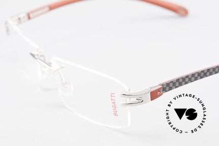 Bugatti 465 Randlose Palladium Luxusbrille, ungetragen (wie alle unsere BUGATTI Fassungen), Passend für Herren