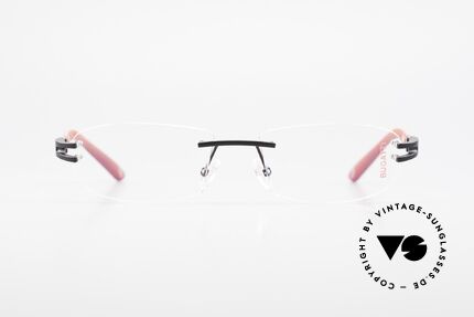 Bugatti 466 Randlose Luxusbrille Carbon, randlose, sportliche Form ... männlich, markant, Passend für Herren