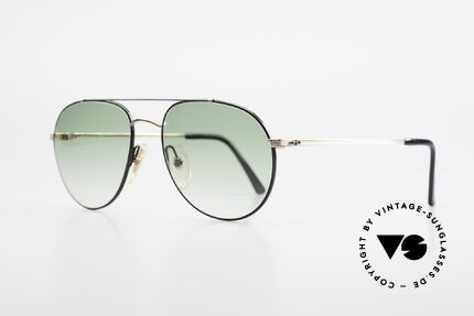 Christian Dior 2488 Alte 80er Pilotensonnenbrille, edle Gläser in grün-Verlauf für 100% UV Schutz, Passend für Herren