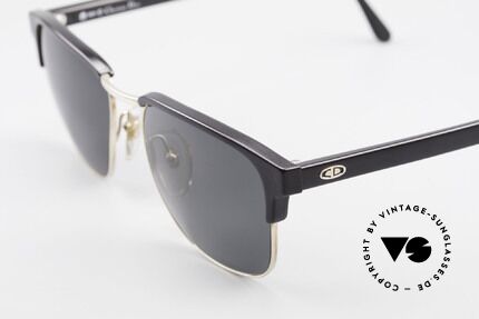 Christian Dior 2570 90er Designer Sonnenbrille, Top-OPTYL-Qualität in klassischem schwarz/gold, Passend für Herren