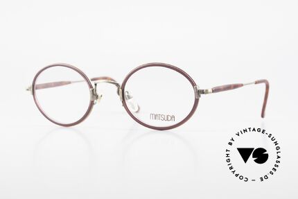 Matsuda 2834 Rund Ovale 90er Luxus Brille Details