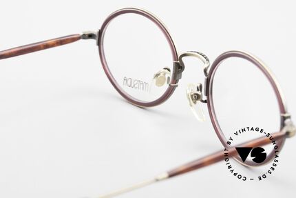 Matsuda 2834 Rund Ovale 90er Luxus Brille, KEINE Retromode, sondern ein 25 Jahre altes ORIGINAL!, Passend für Herren und Damen