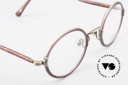 Matsuda 2834 Rund Ovale 90er Luxus Brille, Größe: medium, Passend für Herren und Damen