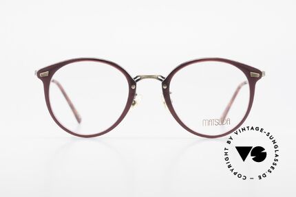 Matsuda 2836 Panto Stil 90er Luxus Brille, MATSUDA: ein Synonym für aufwändige Handwerkskunst, Passend für Herren und Damen