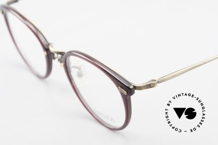 Matsuda 2836 Panto Stil 90er Luxus Brille, ungetragenes EINZELSTÜCK für alle Qualitäts-Liebhaber, Passend für Herren und Damen