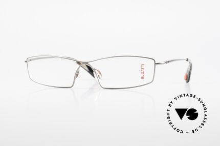 Bugatti 201 Odotype Vintage Designer Herrenbrille, legendäre ODOTYPE-Serie für Bugatti Kenner, Passend für Herren